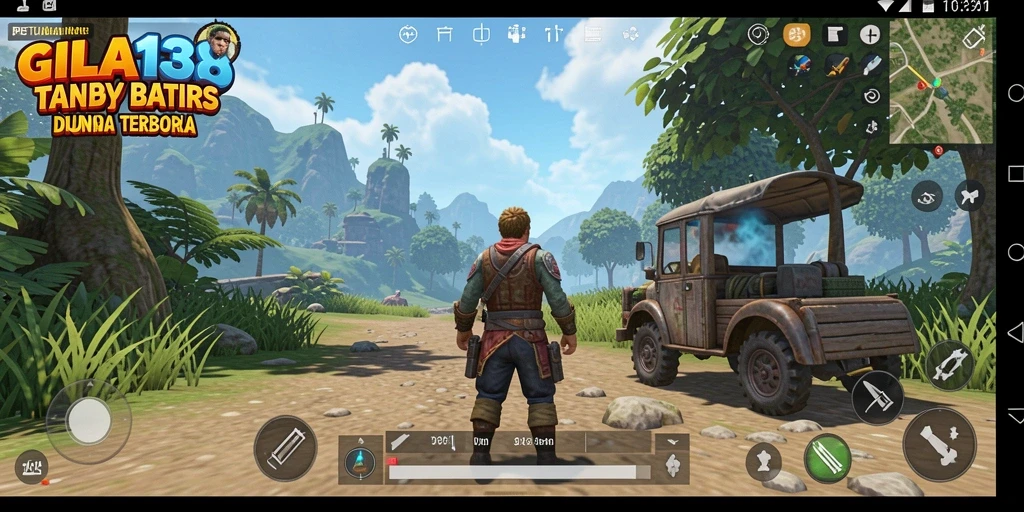 Screenshot GILA138 menampilkan gameplay Open World yang epik dan mendebarkan.