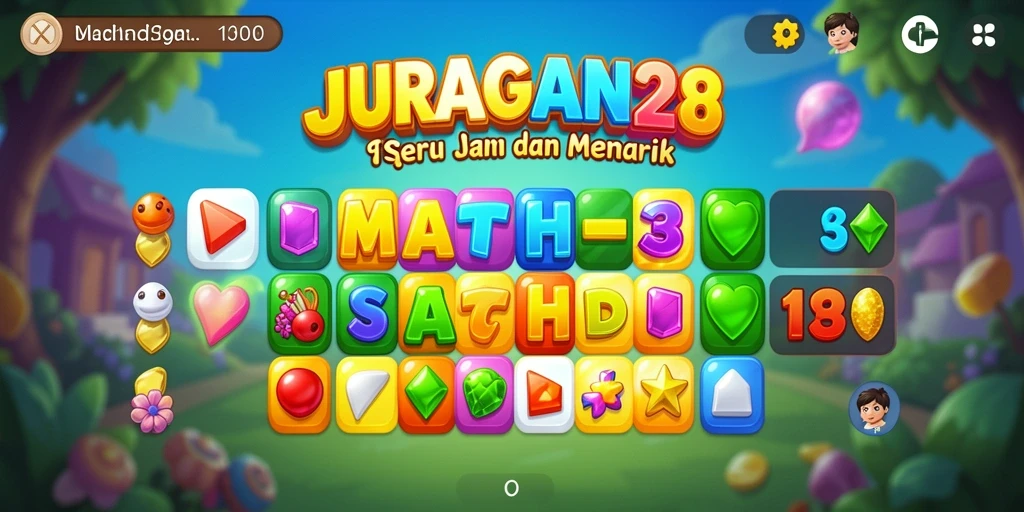 Tampilan gameplay seru dalam JURAGAN28 dengan grafis menawan.