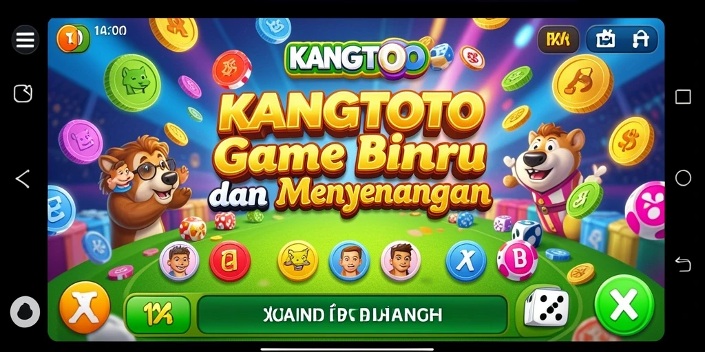 Screenshot gameplay KANGTOTO yang menarik dan mendebarkan.