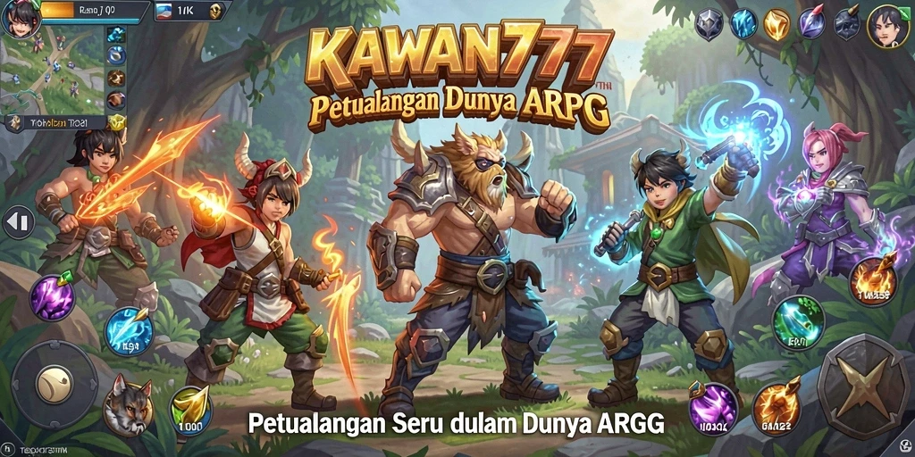 Gameplay KAWAN777 yang seru saat menjelajahi dunia ARPG.