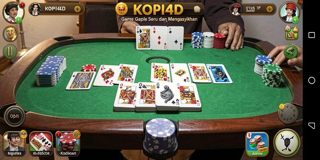 Tampilan gameplay KOPI4D yang seru dan interaktif.