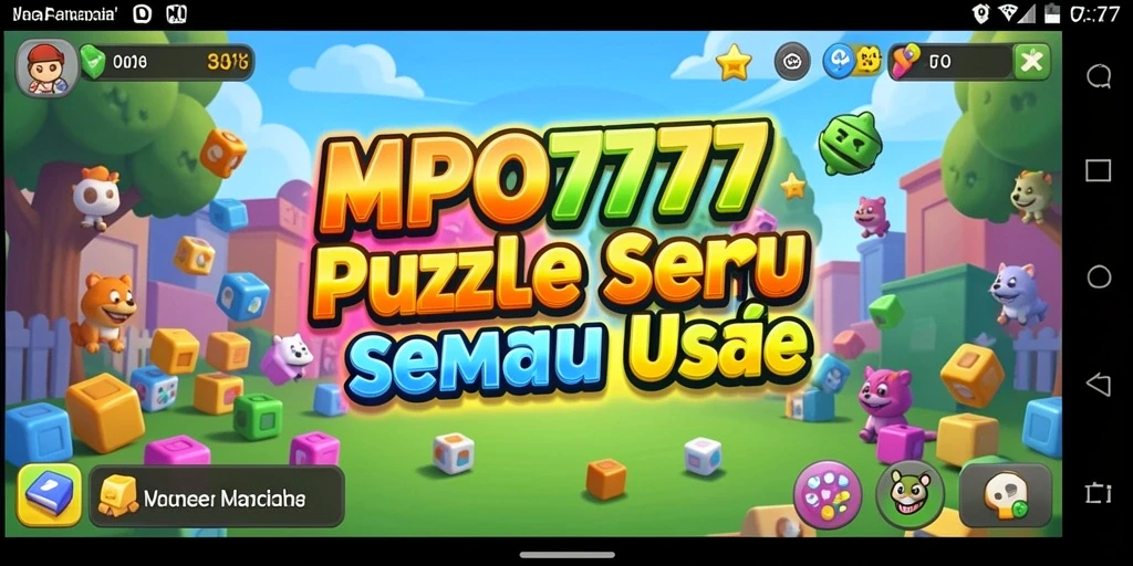 Tangkapan layar MPO777 menampilkan gameplay Puzzle yang memukau.