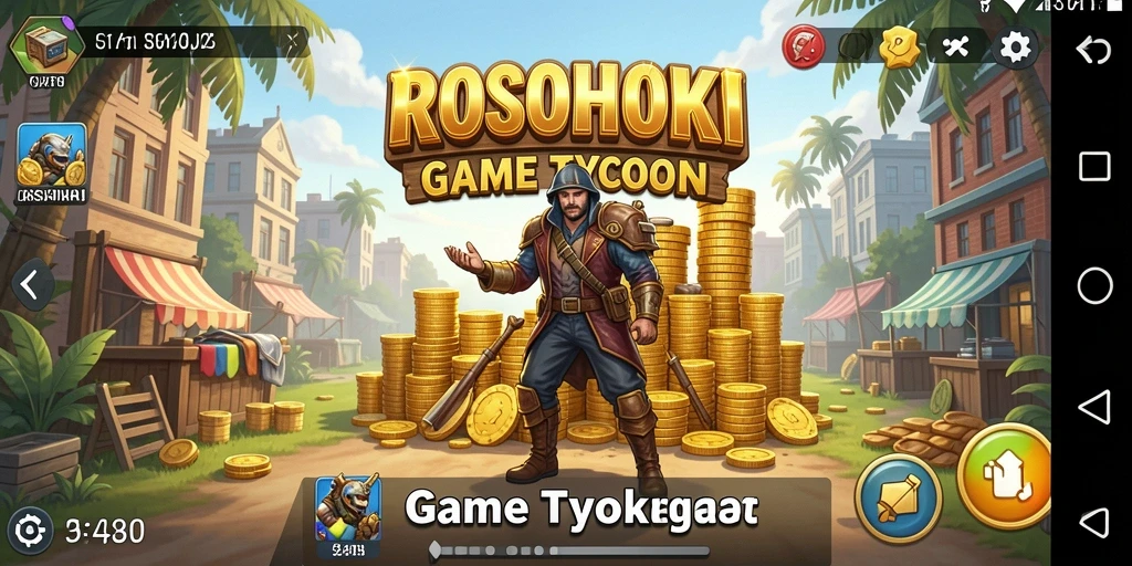 Tampilan gameplay menarik dari ROSOHOKI yang menantang.