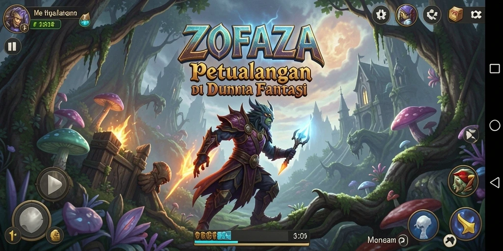 Screenshot gameplay ZOFAZA yang menarik dan penuh aksi.